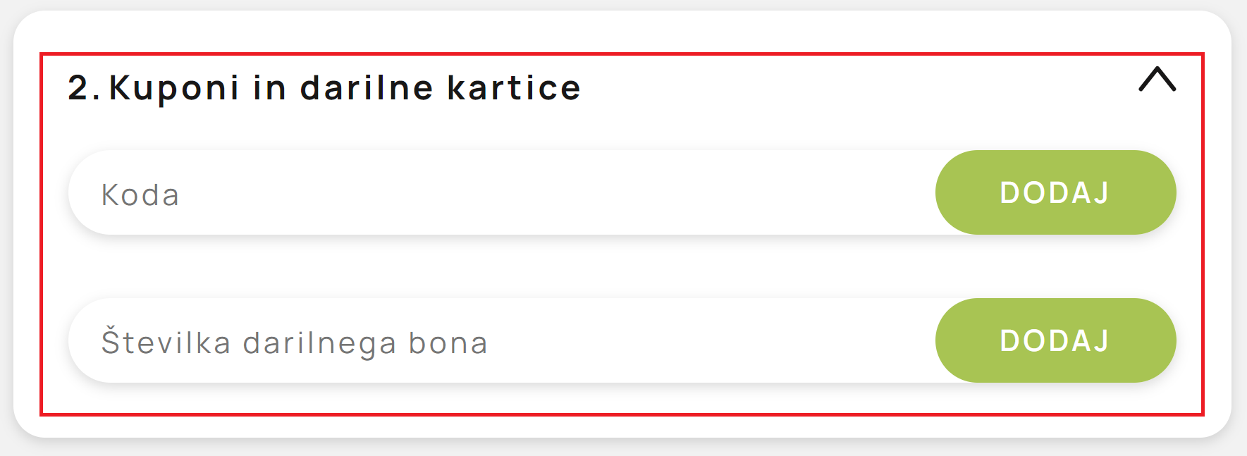 Malinca koda za popust