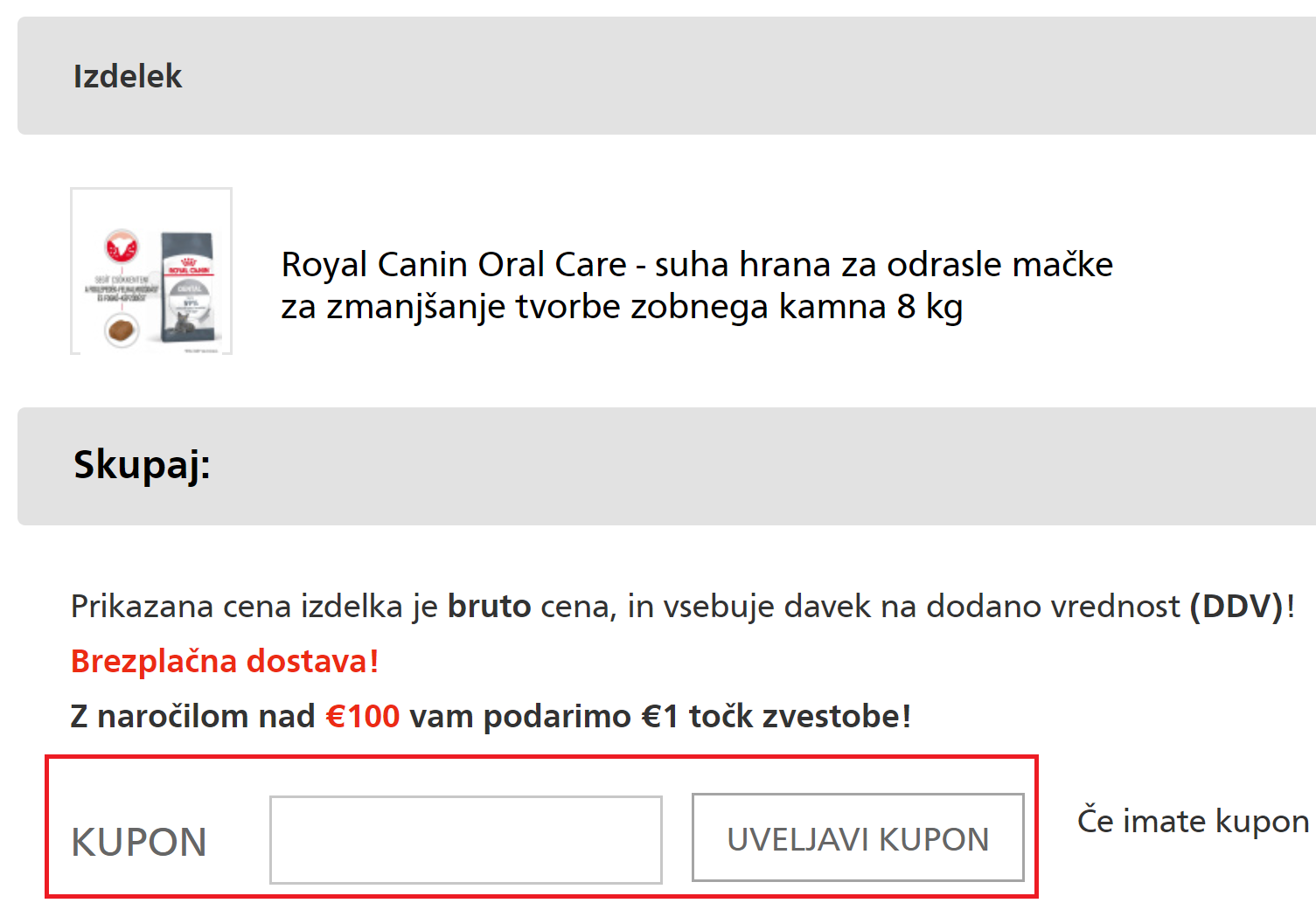 Petissimo koda za popust